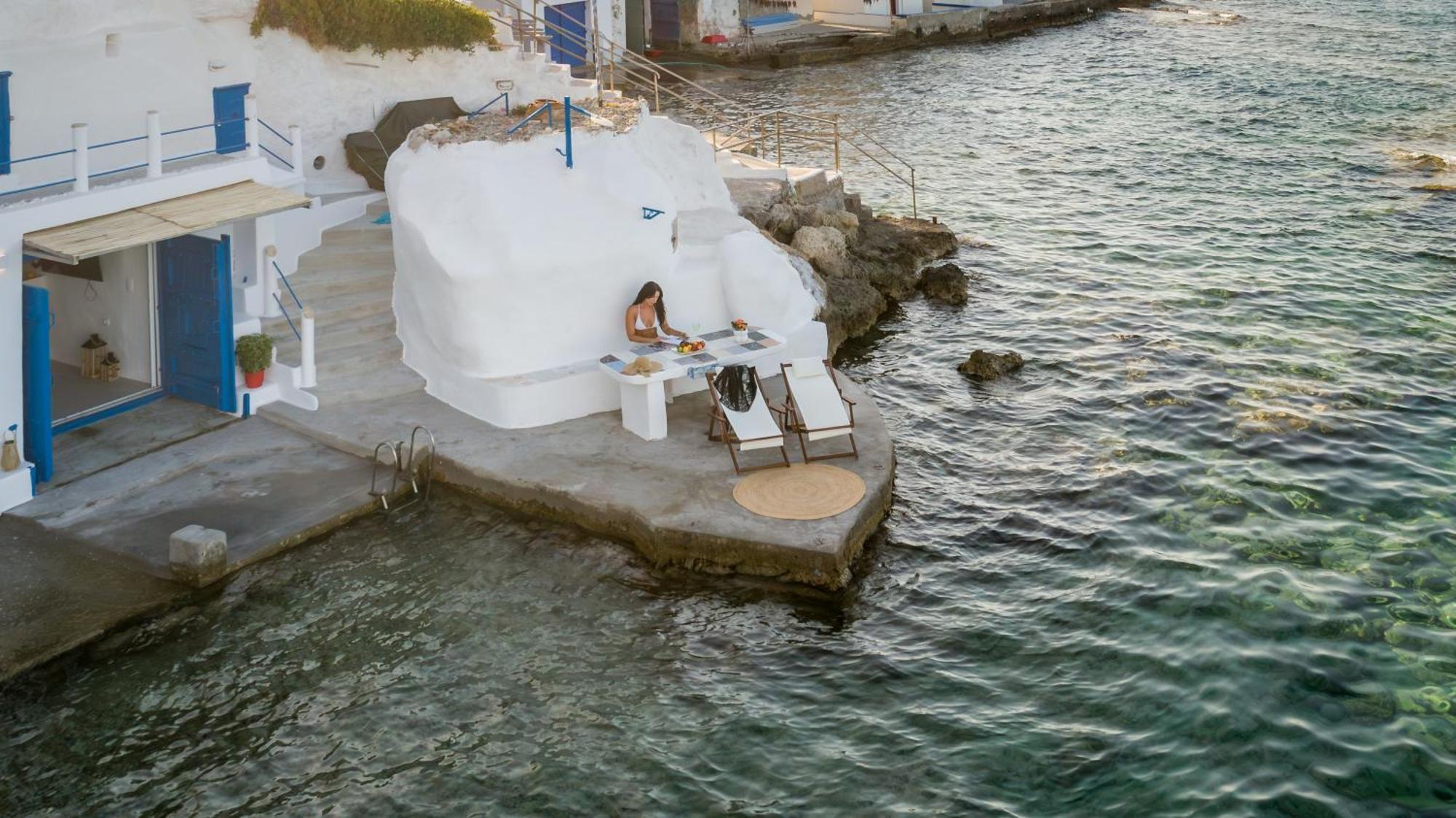 Esperanza Boathouses Mandrakia 외부 사진